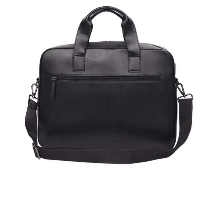 PIERRE CARDIN 01PCMB679-S AYARLANABİLİR ASKILI EL TUTMA SAPLI SUNİ DERİ EVRAK ÇANTASI SİYAH