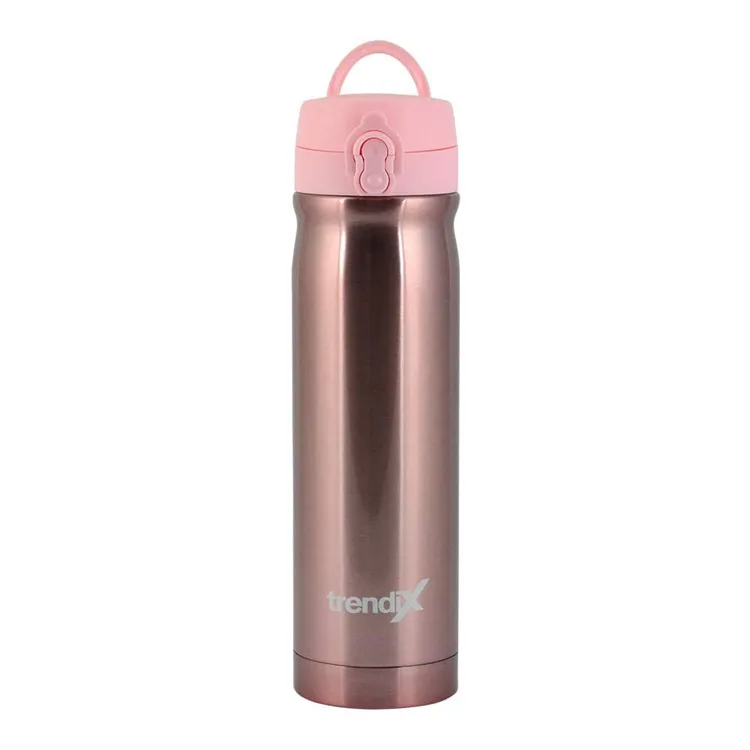 TRENDIX ÇELİK İÇLİ MATARA (TERMOS) 500ML. PASTEL PEMBE