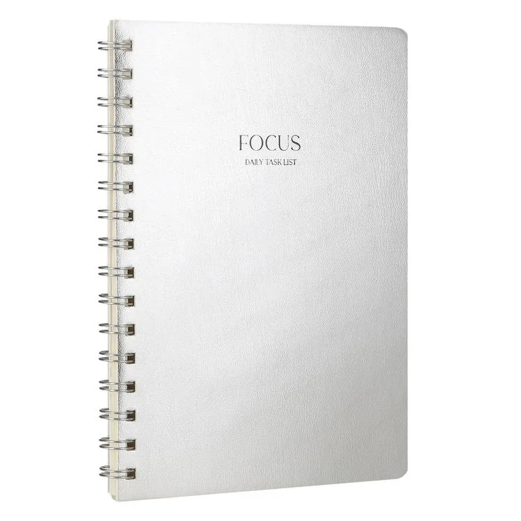 VICTORIA'S JOURNALS 1619 VEGAN DERİ ESNEK KAPAK A5 100gr. 128YP. PLANLAYICI ÇİZGİLİ DEFTER PLATINIUM