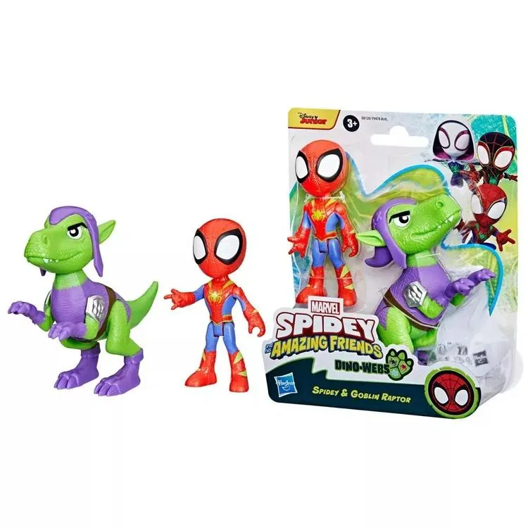 HASBRO SPIDER MAN F9478/G0120 SPIDEY AND HIS AMAZING FRIENDS DINO - WEBS 2'Lİ FİGÜR SETİ 3+