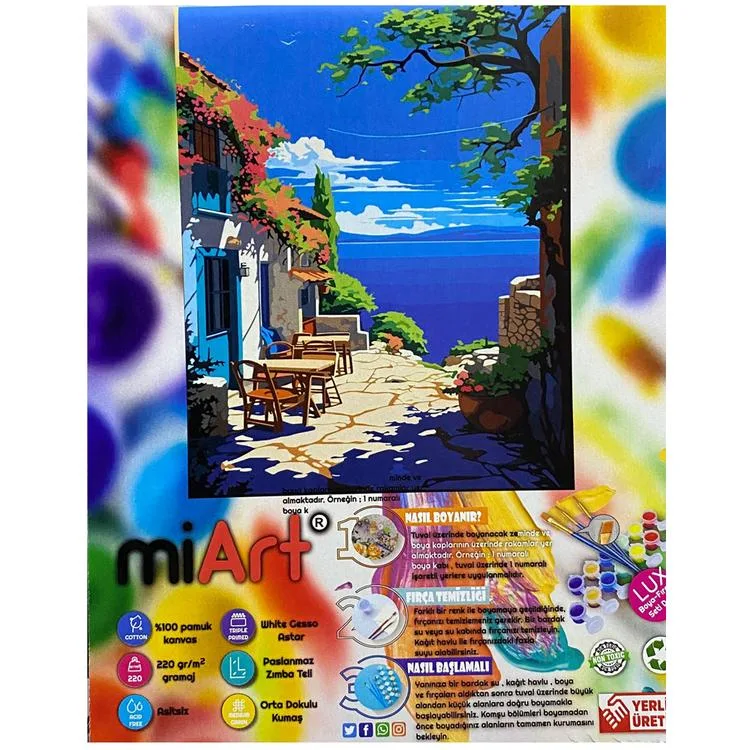 MİART MSB30421 30X40 SAYILARLA BOYAMA TUVAL - ÇANAKKALE
