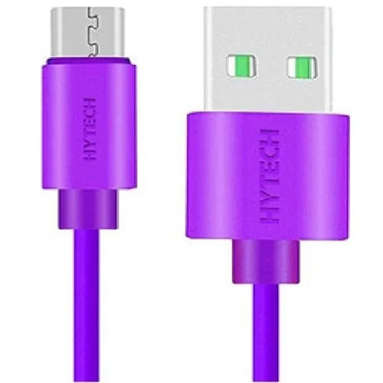 HYTECH HY-X81 1m 2A MICRO USB MOR ŞARJ KABLOSU