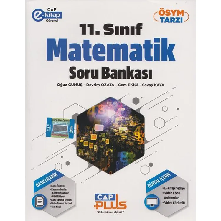 ÇAP YAYINLARI 11. SINIF ANADOLU PLUS MATEMATİK SORU BANKASI
