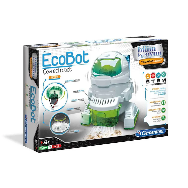 CLEMENTONI BİLİM VE OYUN ROBOTİK LABORATUVARI ECOBOT CLE-64435