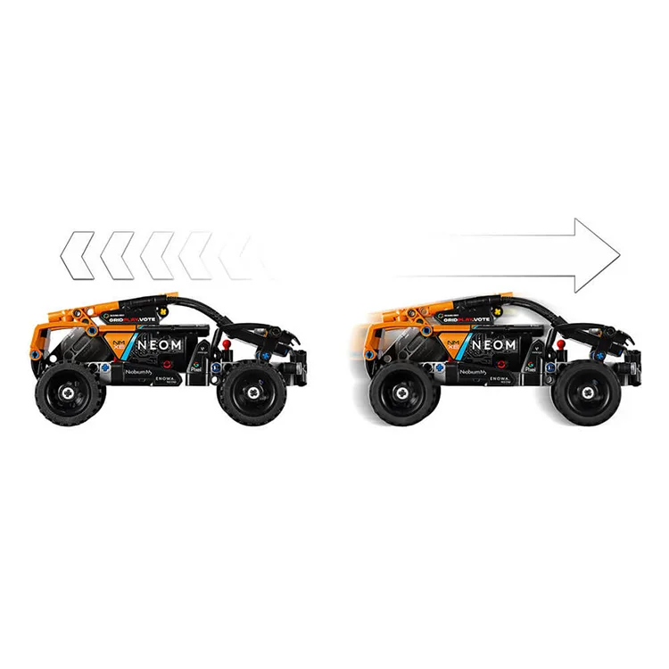 LEGO TECHNIC 42166 NEOM MCLAREN EXTREME E RACE CAR 252 PARÇA
