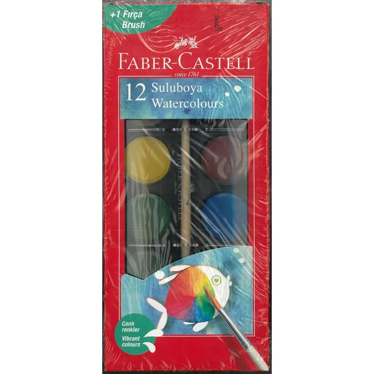 FABER CASTELL REDLINE SULUBOYA 12'Lİ BÜYÜK KARTON KUTU