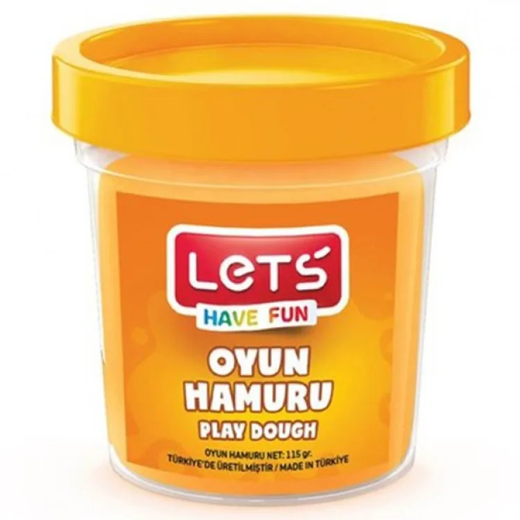 LETS TEK RENK OYUN HAMURU TURUNCU 115 GR L8440-08
