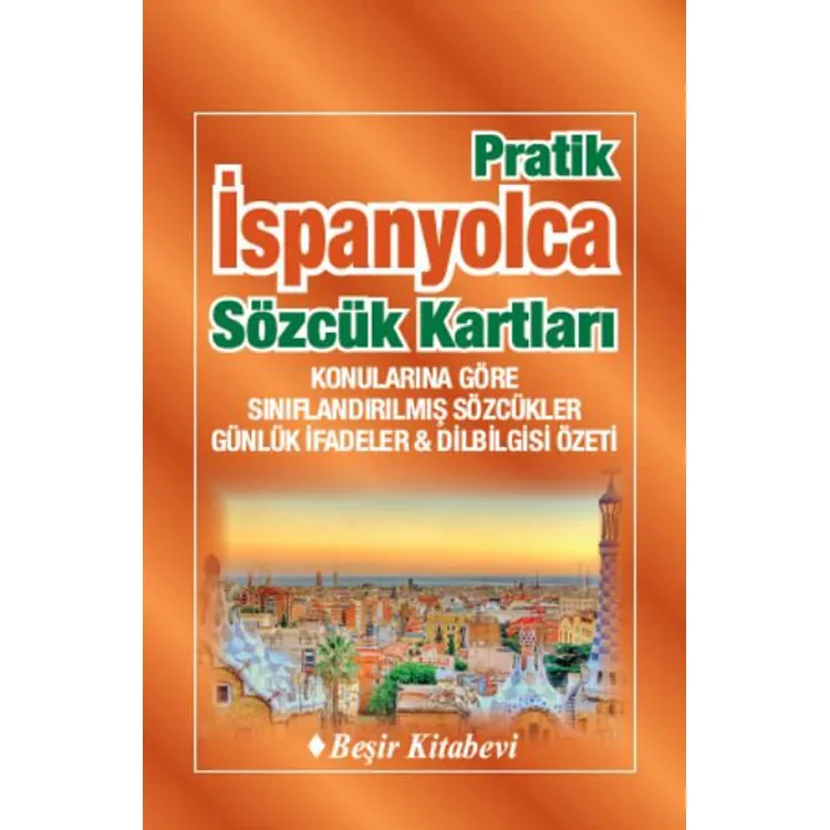 BEŞİR PRATİK İSPANYOLCA SÖZCÜK KARTLARI