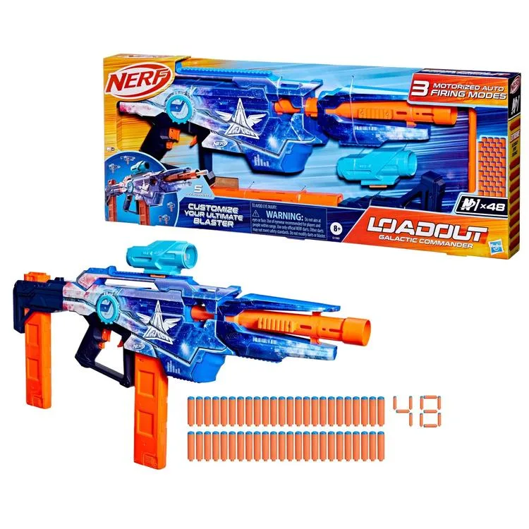HASBRO G1580 NERF LOADOUT GALACTIC COMMANDER SÜNGER TABANCASI 48 MERMİ 8+