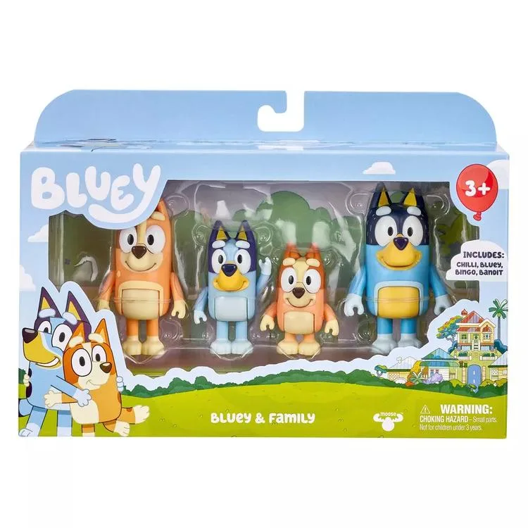 NECOTOYS 13009 BLUEY & FAMILY 4'LÜ FİGÜR 3+