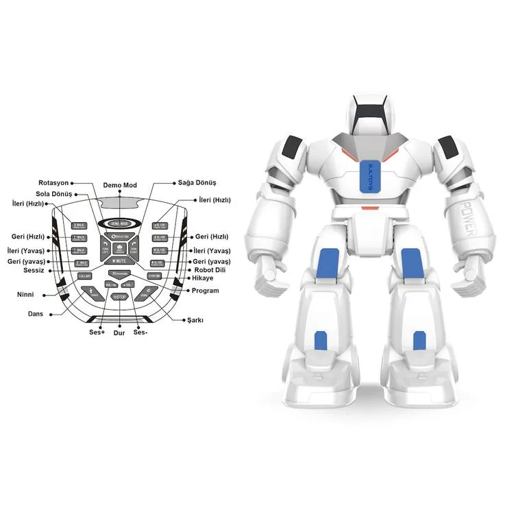 VARDEM G16 İNTERAKTİF DANSÇI KUMANDALI HAREKETLİ SESLİ ŞARJLI ROBOT 6+