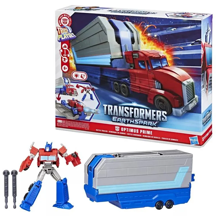 HASBRO INT-G0750 SESLİ VE IŞIKLI TRANSFORMERS EARTHSPARK TRUCK TO PLAYSET 6+