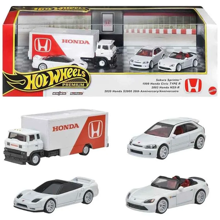 HOT WHEELS PREMIUM GMH39 HONDA KOLEKSİYON METAL ARABA SET 3+