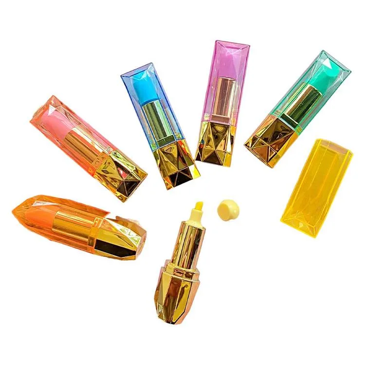 ZUOLE MD-002 RUJ ŞEKİLLİ GOLD FOSFORLU KALEM SETİ 6'LI