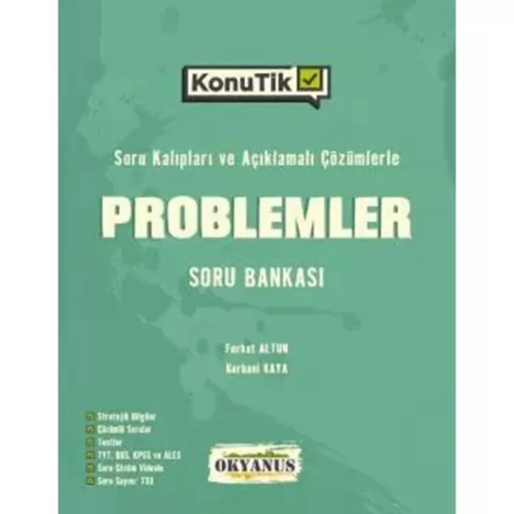 OKYANUS KONUTİK PROBLEMLER SORU BANKASI