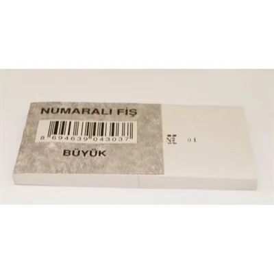 DİLMAN NUMARALI FİŞ BÜYÜK