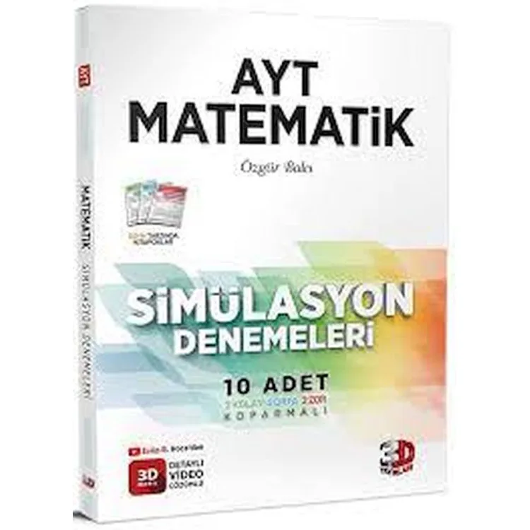 3D AYT MATEMATİK SİMÜLASYON 10'LU DENEMELERİ