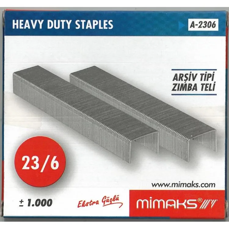 MİMAKS A-2306 ARŞİV ZIMBA TELİ 23/6 - TEKLİ