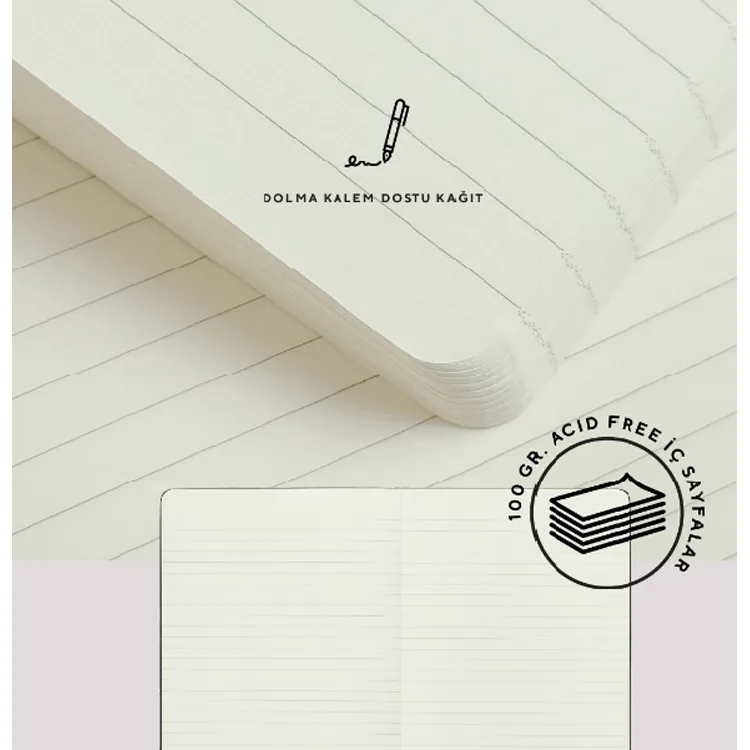 VICTORIA'S JOURNALS NOTE BENE 9244 PREMIUM NOTEBOOK SERT KAPAK A4 100gr.192 SYF. ÇİZGİLİ DEFTER LACİVERT