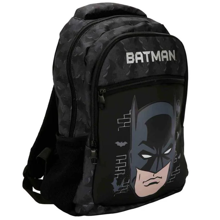 TMN 592721 BATMAN GÖRSELLİ 3 BÖLMELİ OKUL SIRT ÇANTASI 2533 SİYAH