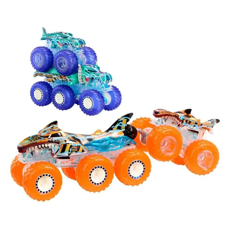 MATTEL HYJ29 HOT WHEELS MONSTER TRUCKS POWER SMASHERS ÇOKLU PAKET 3+