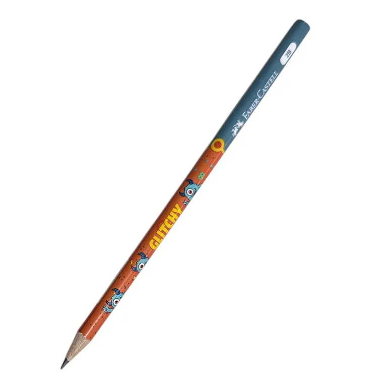 FABER CASTELL PIXEL BEASTS YUVARLAK KURŞUN KALEM 2B 524000085 - TEKLİ