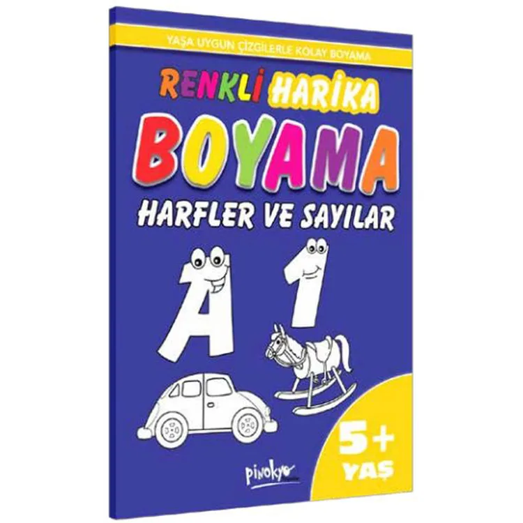 PİNOKYO RENKLİ HARİKA BOYAMA HARFLER VE SAYILAR 5+ YAŞ