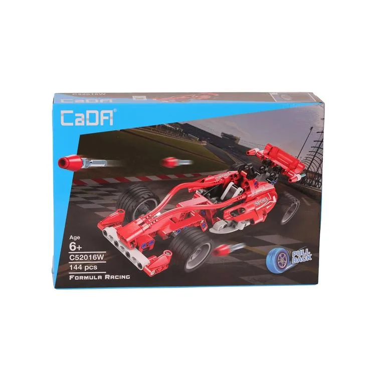 VAGONLIFE CADA C52016W ÇEK BIRAK FORMULA YARIŞ ARABA 144 PARÇA BLOCK OYUNCAK 6+