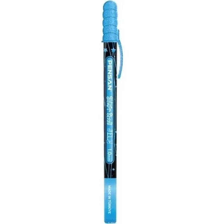PENSAN JELY 2800 GLITTER SİMLİ JEL KALEM 1.0 MAVİ