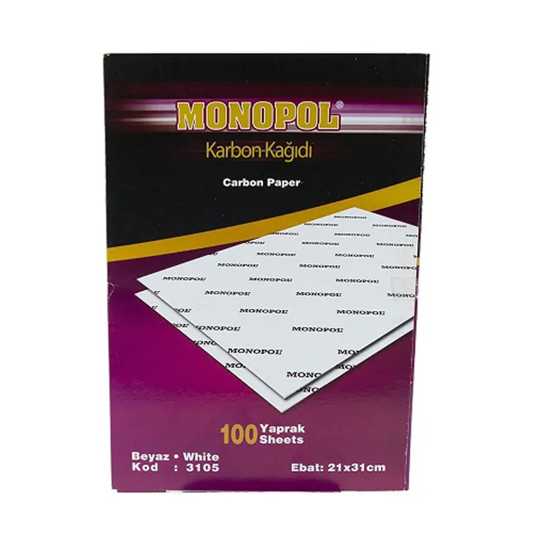 MONOPOL 297X420 ( A3 ) KARBON KAĞIDI BEYAZ