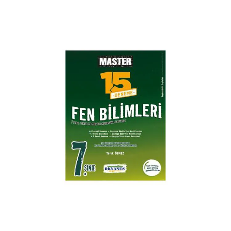 OKYANUS 7. SINIF MASTER FEN BİLİMLERİ 15 DENEME