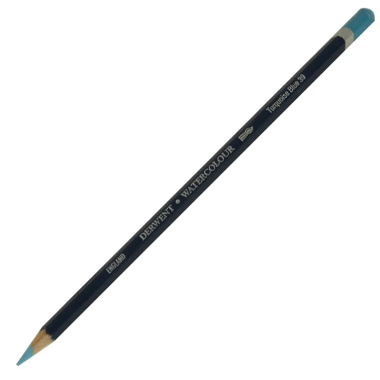 DERWENT NEW WATERCOLOUR PENCIL- SULUBOYA KALEMİ- TURQUOISE BLUE 39