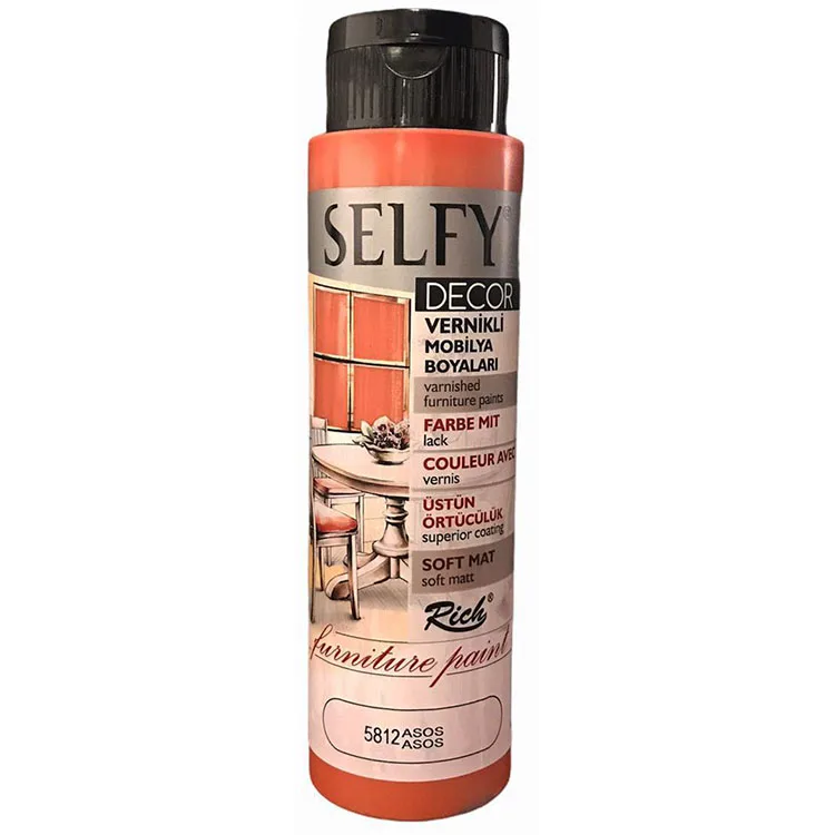 RİCH SLF-500-5812 SELFY DECOR VERNİKLİ AKRİLİK BOYA 500cc.ASOS