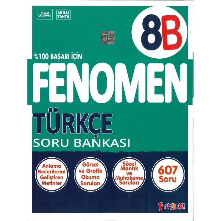 FENOMEN 8. SINIF TÜRKÇE B SORU BANKASI