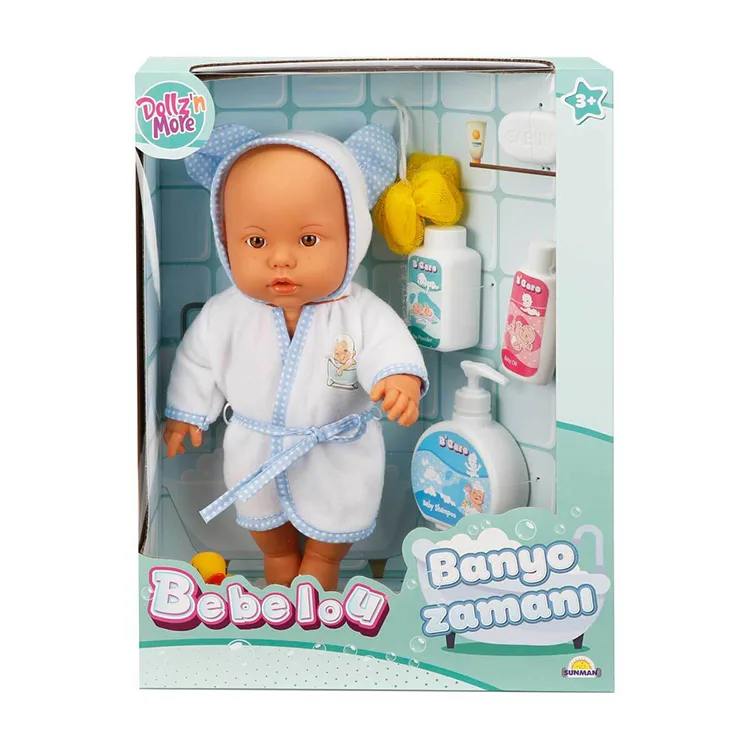 SUNMAN 30011 BEBELOU BANYO ZAMANI BEBEK SETİ 35 CM