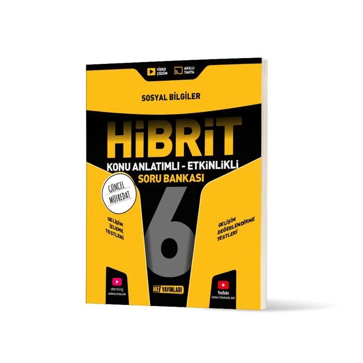 HIZ 6. SINIF HİBRİT SOSYAL BİLGİLER SORU BANKASI