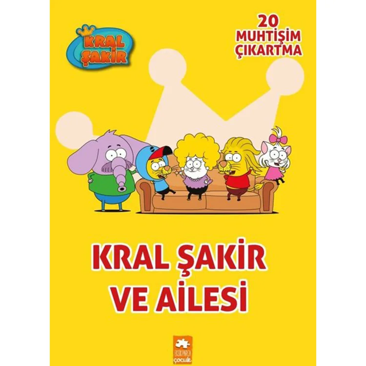 KRAL ŞAKİR VE AİLESİ - ÇIKARTMALI BOYAMA KİTABI