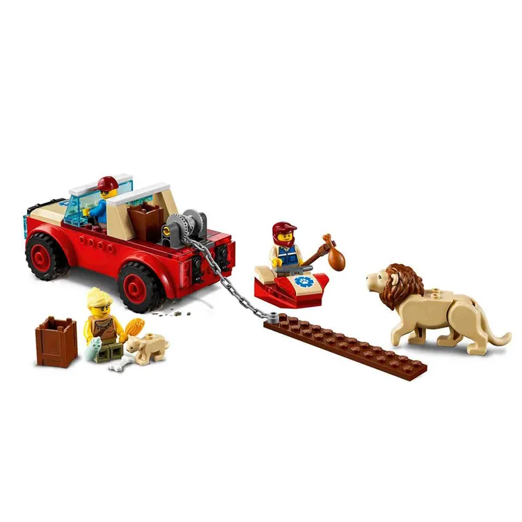 LEGO 60301 CİTY VAHŞİ HAYVAN KURTARMA JİPİ 157 PARÇA 4+
