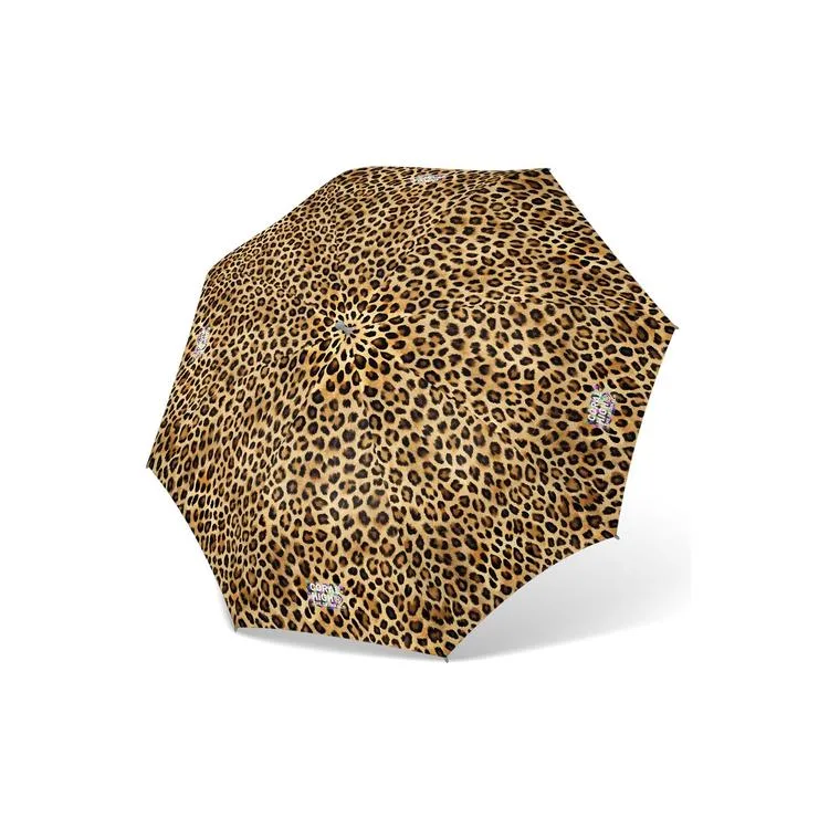 CORAL HIGH 12670 KIDS KAHVERENGİ LEOPAR DESENLİ ÇOCUK ŞEMSİYESİ