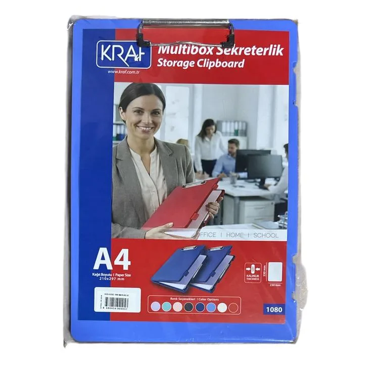 KRAF 1080 MULTIBOX SEKRETERLİK SAKLAMA BÖLMELİ A4 - MAVİ