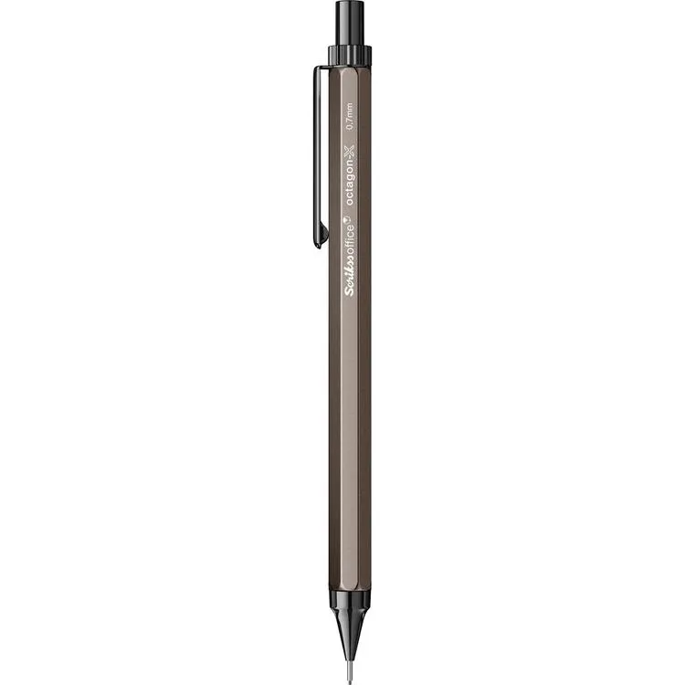 SCRIKSS OCTAGON-X 0.7MM VERSATİL KALEM KAHVERENGİ - TEKLİ
