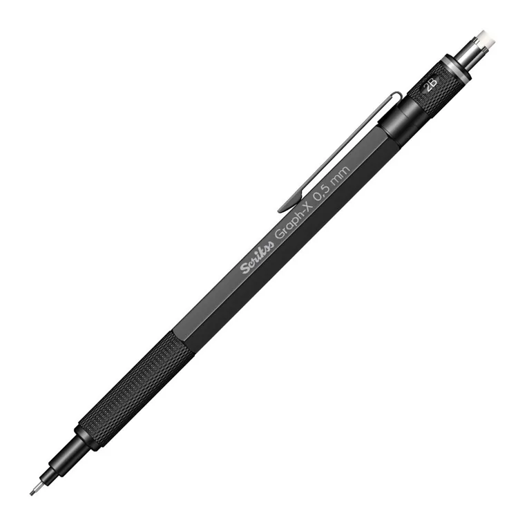 SCRIKSS GRAPH-X METAL 0.5MM VERSATİL KALEM SİYAH