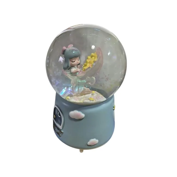 CEREN HDY0457 ORTA BOY HEDİYELİK MÜZİKLİ IŞIKLI ETRAFINDA DÖNEBİLEN KAR ATAN KAR KÜRESİ (PİLLİ) TAKE ME TO THE DREAM