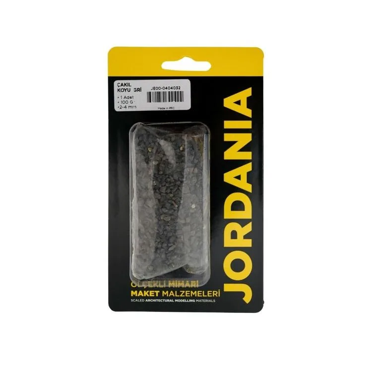 JORDANIA MAKET JE00-0404032 ÇAKIL KOYU GRİ 2-4mm.100gr.