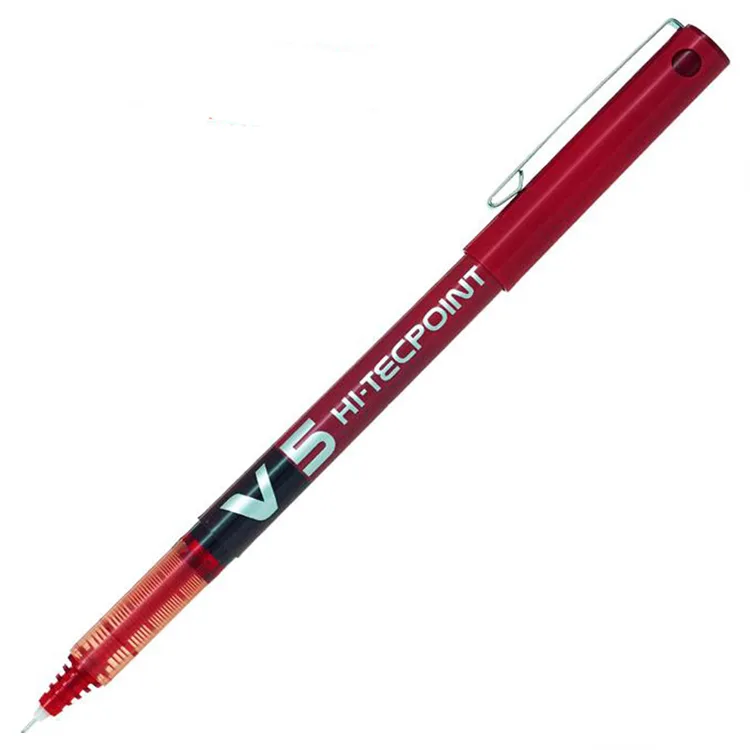 PİLOT V5 HI-TECHPOINT KALEM KIRMIZI (J)