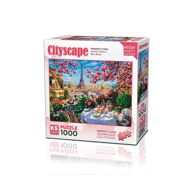 KS GAMES 20792 BREAKFAST İN PARİS 68x48cm YAPBOZ/PUZZLE 1000 PARÇA