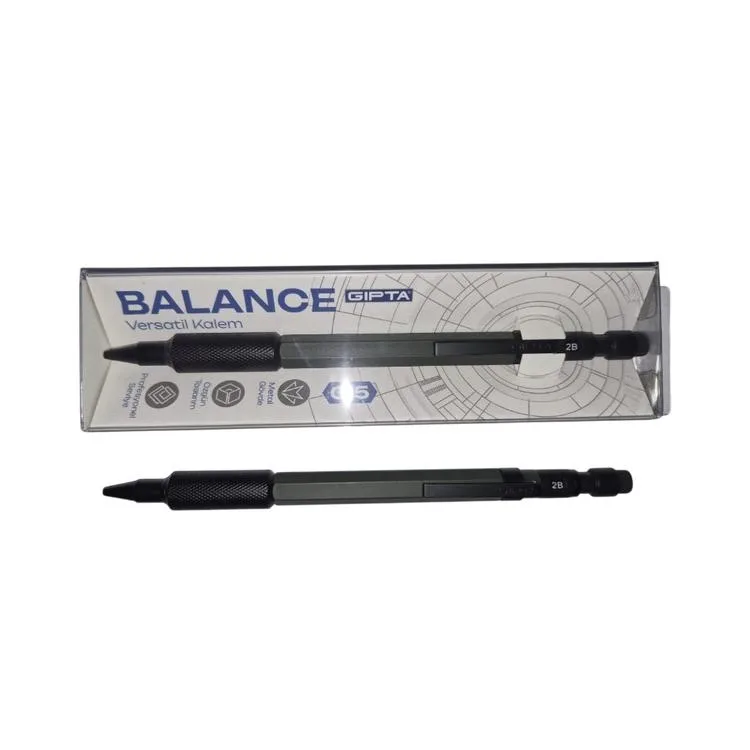 GIPTA K1944 0.5 BALANCE METAL GÖVDE VERSATİL KALEM KOYU HAKİ YEŞİL - TEKLİ