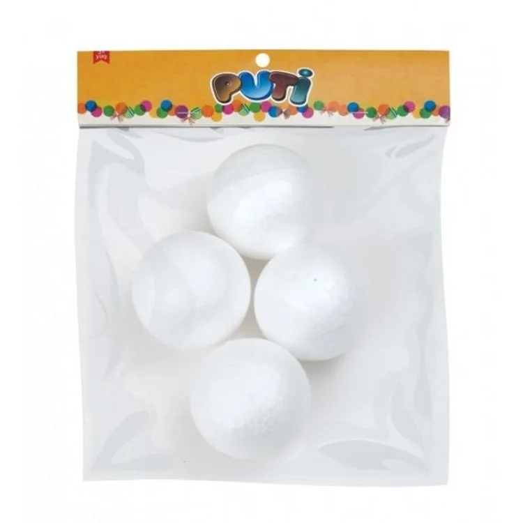 PUTİ 4780 KÖPÜK TOP 7 CM 4'LÜ