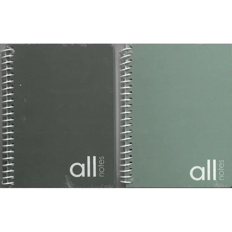 PAPİRÜS ALL NOTES SERT KAPAK SPİRALLİ 14X19 100YP. KARELİ DEFTER - TEKLİ