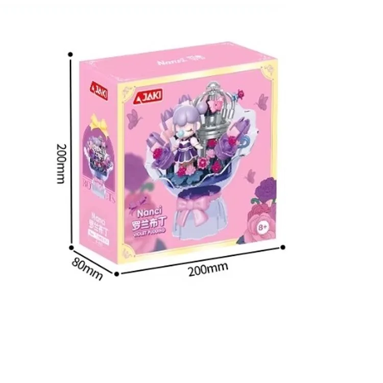 VAGONLIFE JAKI HK123 NANCİ ÇİÇEK BUKETİ 161 PARÇA BLOCK OYUNCAK 8+